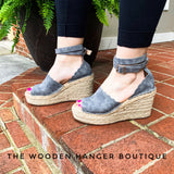 Summer of Romance Wedges - The Wooden Hanger Boutique